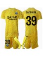Paris Saint-Germain Matvei Safonov #39 Torwart Ausweichtrikot für Kinder 2024-25 Kurzarm (+ Kurze Hosen)